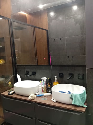 До — Уборка ванной №1